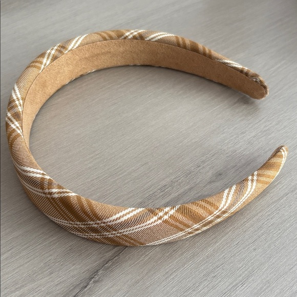 Accessories - Plaid beige Headband